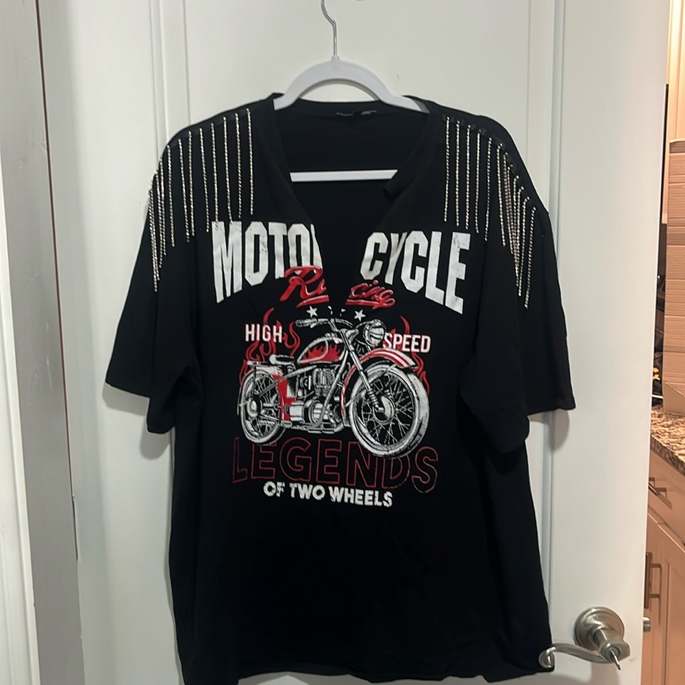 Fashion Nova- Rhinestone Legends Graphic Tee
